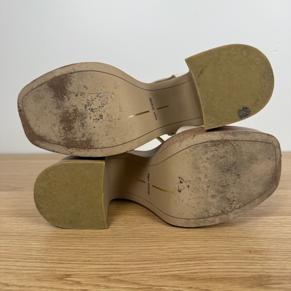 Dolce Vita Wallis Platform Heels Bone Women’s 6 - Picture 8 of 11